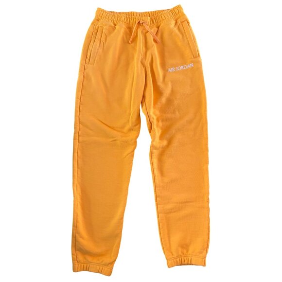 Nike Air Jordan Bright Yellow “Sport Gold” Heavyweight Jogger Sweatpants Men’s S - Picture 2 of 12